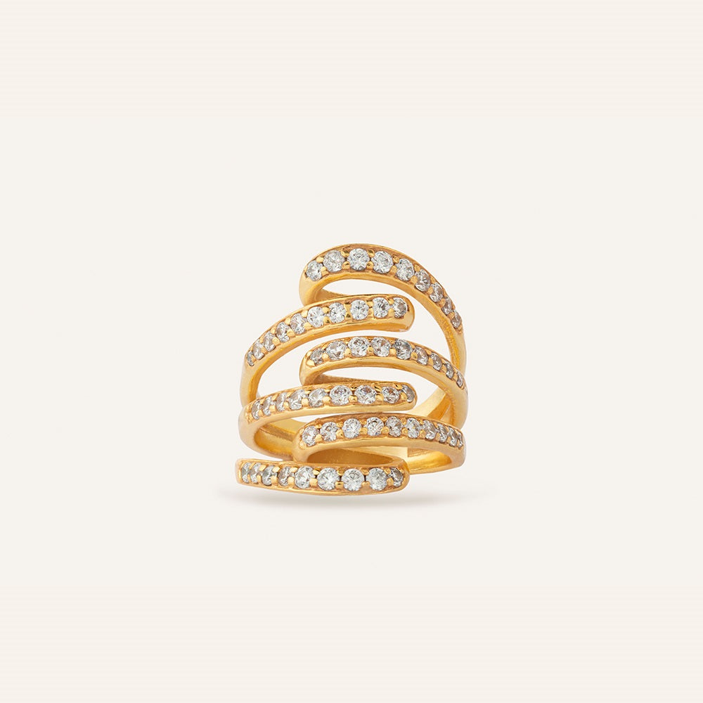 Women's Designer Brass Rings - hypoallergenic jewelry