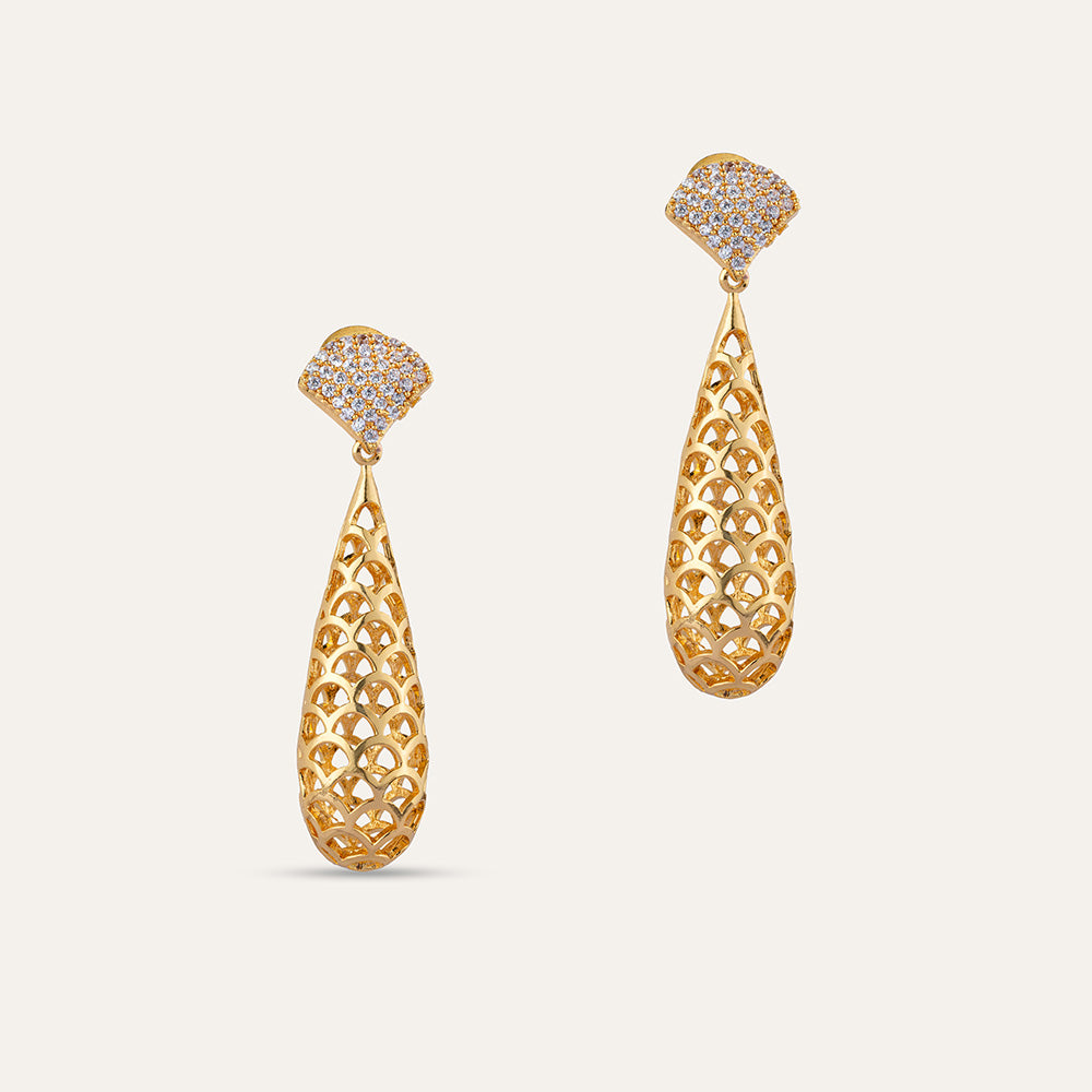 Honey Dew-Brass Jewelry Earring