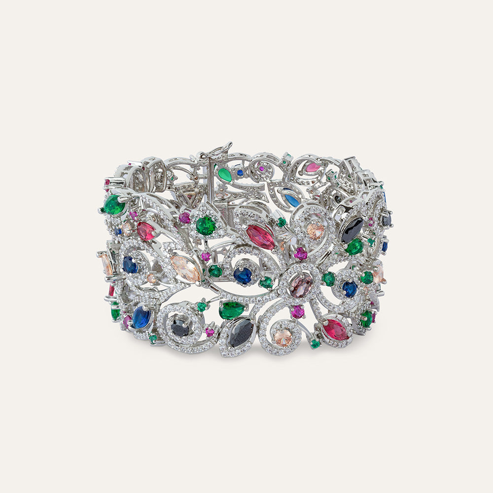 Parisian Skies-Sterling Silver Ladies Bracelet-hypoallergenic jewelry
