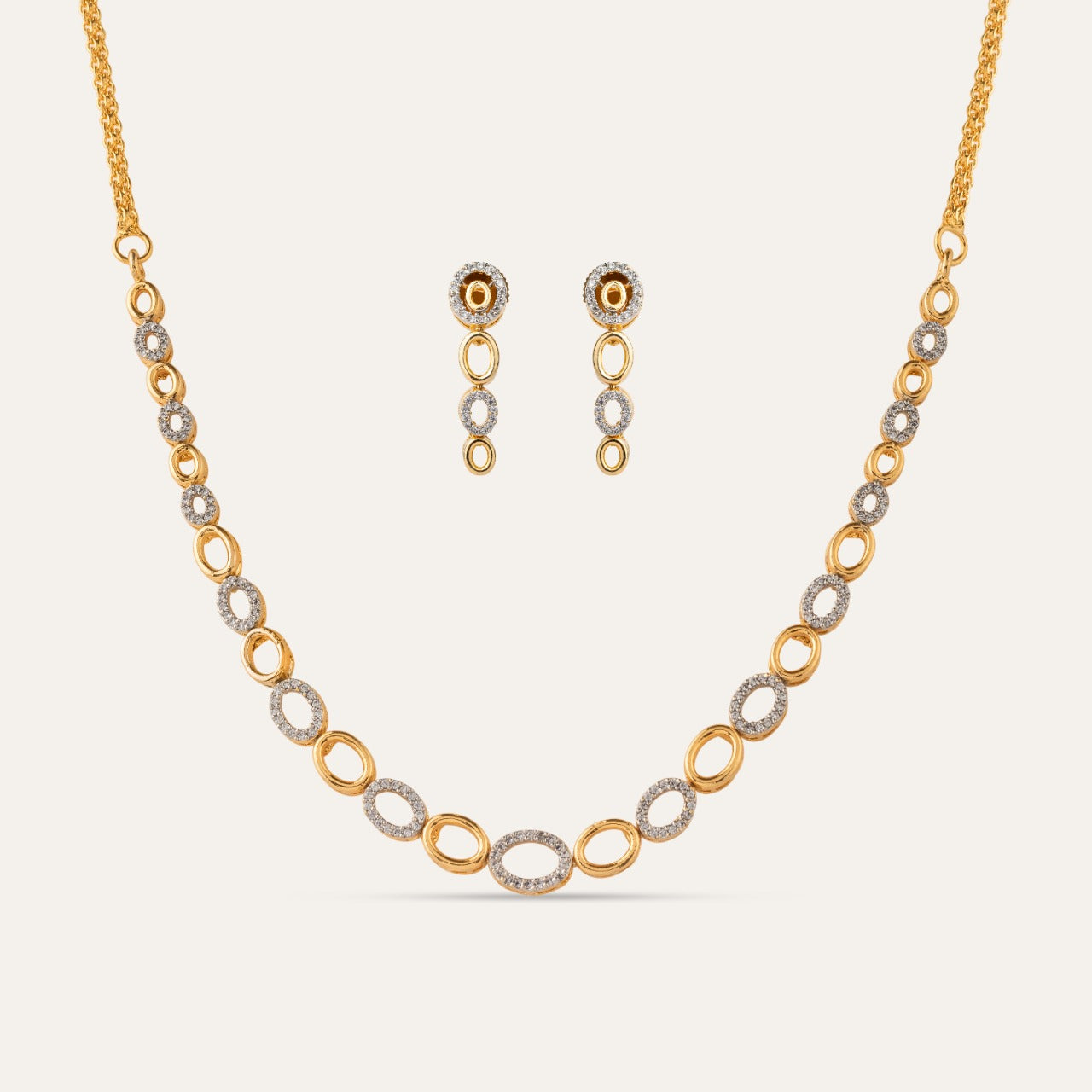 Maiden of the Skies-Brass Jewelry Set-Necklaces For Women