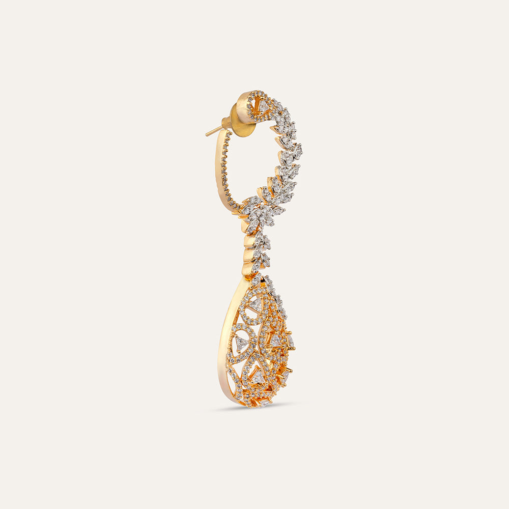 Brass Earring-Gold plated Jewelry